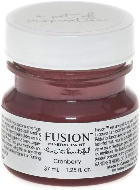 Fusion Mineral Paint 37 ml Tester Cranberry
