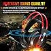 Gaming Headset, Prymax Gaming Headphones USB 7.1 Surround Sound Headset with 360° Adjustable Noise Canceling Mic, Crystal Clear Sound, Soft Ear-Cup, LED Light for PC/Mac/Nintendo Switch/PS4thumb 3