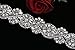QueenDream Shinning Rhinestone Applique Dress Embellishment Bling Bling Decorative Rhinestone Trim 45cm Length
