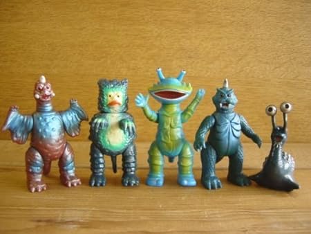 Amazon フルカラー ウルトラq ブルマァク魂 全5種 ソフビ Hg ゴメス 全5種 1 ゴメス 2 ガラモン 3 カネゴン 4 ペ フィギュア ドール 通販