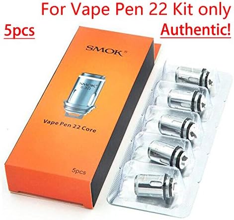 5pcs Authentic Ṽape PEṄ 22 0.3 OHḾ CòĬLs corȇ For ȘḾOK Ṽape PEṄ 22 Ștarter KĬT