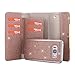 Galaxy S8 Plus Case, LONTECT Bling Glitter PU Leather 7 Card Slots Wallet Case Handbag with Detachable Magnetic Back Case & Metal Chain for Samsung Galaxy S8 Plus - Rose Gold