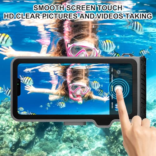 ZLiME Professional Diving Phone Case Pouch Waterproof Smartphone, IPX8 Waterproof Phone Pouch Underwater Protective Case for iPhone 16e 16 Pro Samsung S25 S24