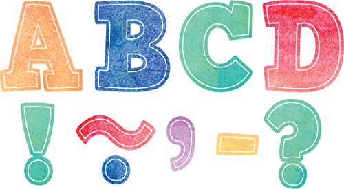 Teacher Created Resources Watercolor Bold Block 3