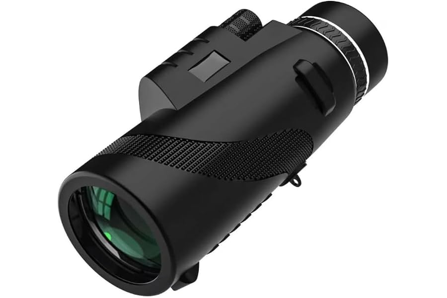 12X50 High Monocular Telescope, Birthday Gift for Men, Waterproof Compact Monocular with Phone Adapter & TripodHiking, Hunting Camping Travel Lightweight Outdoor