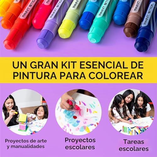 JOYIN 36 Tempera Washable Stick, Paint for Children 3 Years, Colorful Tempera Paint Stick, Creative Painting Gifts for Children