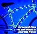 Super Cool LED Bike Wheel Lights - Best Birthday Presents for Boys & Girls. Fun Men & Ladies Gift Ideas. BATTERIES INCLUDED! Get 100% Brighter & Safer Bicycle Spokes & Rims. Easy Install (1 Tire Pack)
