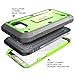 Galaxy S6 Active Case, SUPCASE Full-body Rugged Holster Case with Built-in Screen Protector for Samsung Galaxy S6 Active 2015 Release Will Not Fit Galaxy S6 Unicorn Beetle PRO Series - Retail Package (Green/Gray)