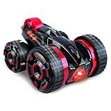 Remote control Stunt Car Double-face work 30km/h rapid stunt roller car all terrian suitable for competition with light,Red