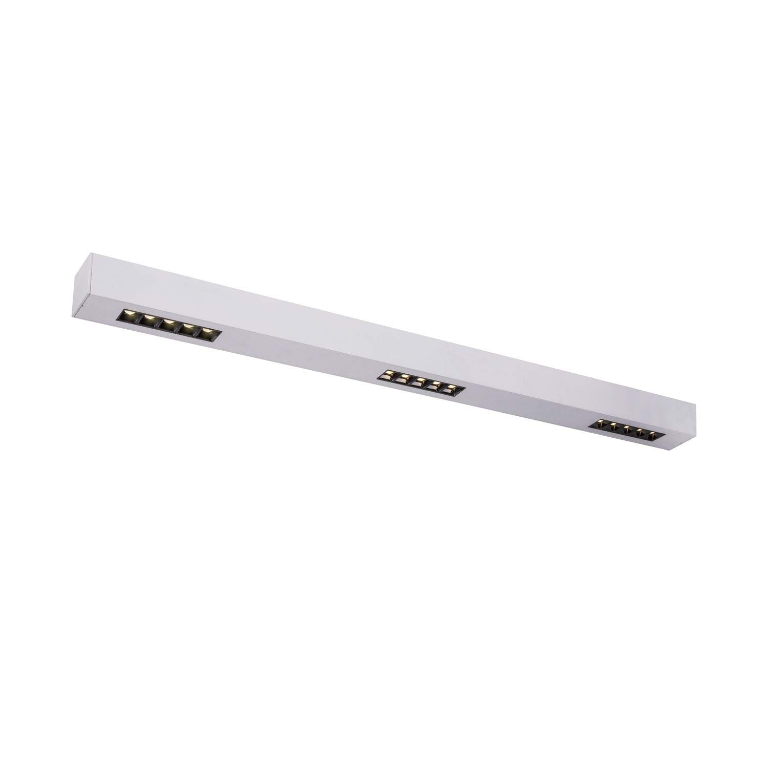 SLV Ceiling-Mounted Light Q-LINE CL/LED spot, floodlight, Ceiling Spotlight, Surface-Mounted Light, Indoor Lighting / 4000K 46W 2300lm Grey dimmable 30 Degrees