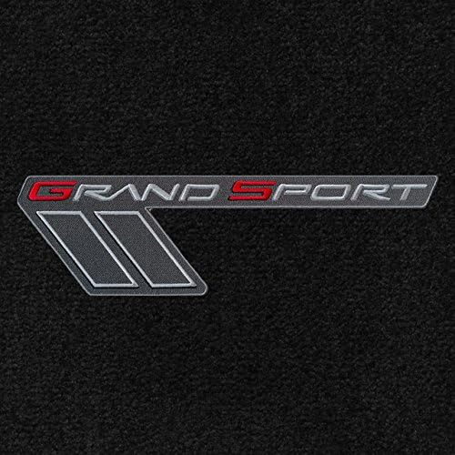 Lloyd Mats C6 Corvette Grand Sport Velourtex Trunk Mat (2010-2011-2012-2013) (Grand Sport Red/Silver on Ebony APP)