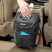 High Road StashAway Console Car Trash Can with Lid