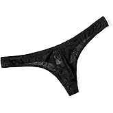 MuscleMate Men's Lace Thong G-String Undie, No Visible Lines