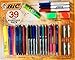 BIC Essentials Writing Set 39-Pieces BIC 39-Pices Essentials Writing Set with an Assortment of Pens, Pencils, Markers, Highlighters and More, Savings Value Pack School and Office Supply