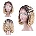 HAIR WAY Lace Front Braided Wigs Bob Style for Black Women Glueless Short Bob 3x Box Braided Lace Bob Wigs with Baby Hair for Daily Wear Half Hand Tied 12inches #4/613