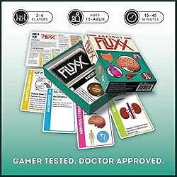 Looney Labs Anatomy Fluxx Card Game - Varied