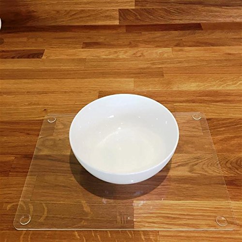 Super Cool Creations Placemats - Rectangular - Clear - 4 Set - Large