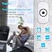 Toplus Wireless Doorbell Chime Kit Waterproof Door Bell 1000 feet Long Range, 36 Chimes, 4 Volume Levels, LED Indicator, 1 Push Button Transmitter & 1 Plug-In AC Receiver, White