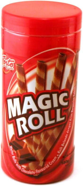 Magic Rolls (Chocolate Cream Flavored) - 6.35oz (Pack of 1)