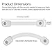 Baby Proofing - Child Safety Cabinet Locks | Multi-Use Toddler Latches to Childproof and Lock Drawers, Cabinets, Refrigerators, Pantry, Toilet, Ovens and Doors | One Button Open w/Firm Press (8 Pack)