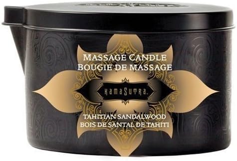 Joj Home Kama Sutra Massage Candle Tahitian Sandlewood 6Oz
