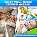 Hellika Teething Mitten for Infants - Teething Mitt for Babies - Teether Mitten BPA Free - Teething Toys for Boys | Girls - Teething Glove with Silicone Clip