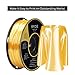 ERYONE Silk PLA Filament for 3D Printer, 1.75mm +/- 0.03mm, 1kg (2.1LBS)/Spool, Silk Glod