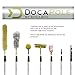 DOCA Scrub Brush Attachment for Long Handle Extension Pole - Outdoor Broom and Scrubbing Brush for House Floor, Deck, Patio, Car - Soft Brush