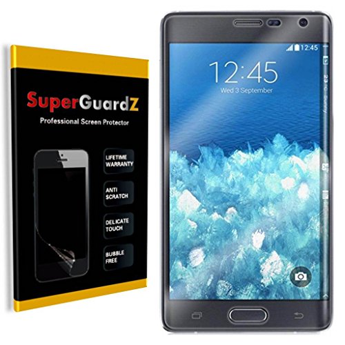 [2-Pack] For Samsung Galaxy Note Edge - SuperGuardZ FULL COVER (Edge-To-Edge) Screen Protector, Ultra Clear, Anti-Scratch, Anti-Bubble