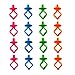 FBAPluto 16 pieces Bobbin Thread Holder - Storage your Bobbins on Top of Thread Spools - Bobbins Organizer and Saver From Dream Stitch Great for embroidery, quilting and sewing thread