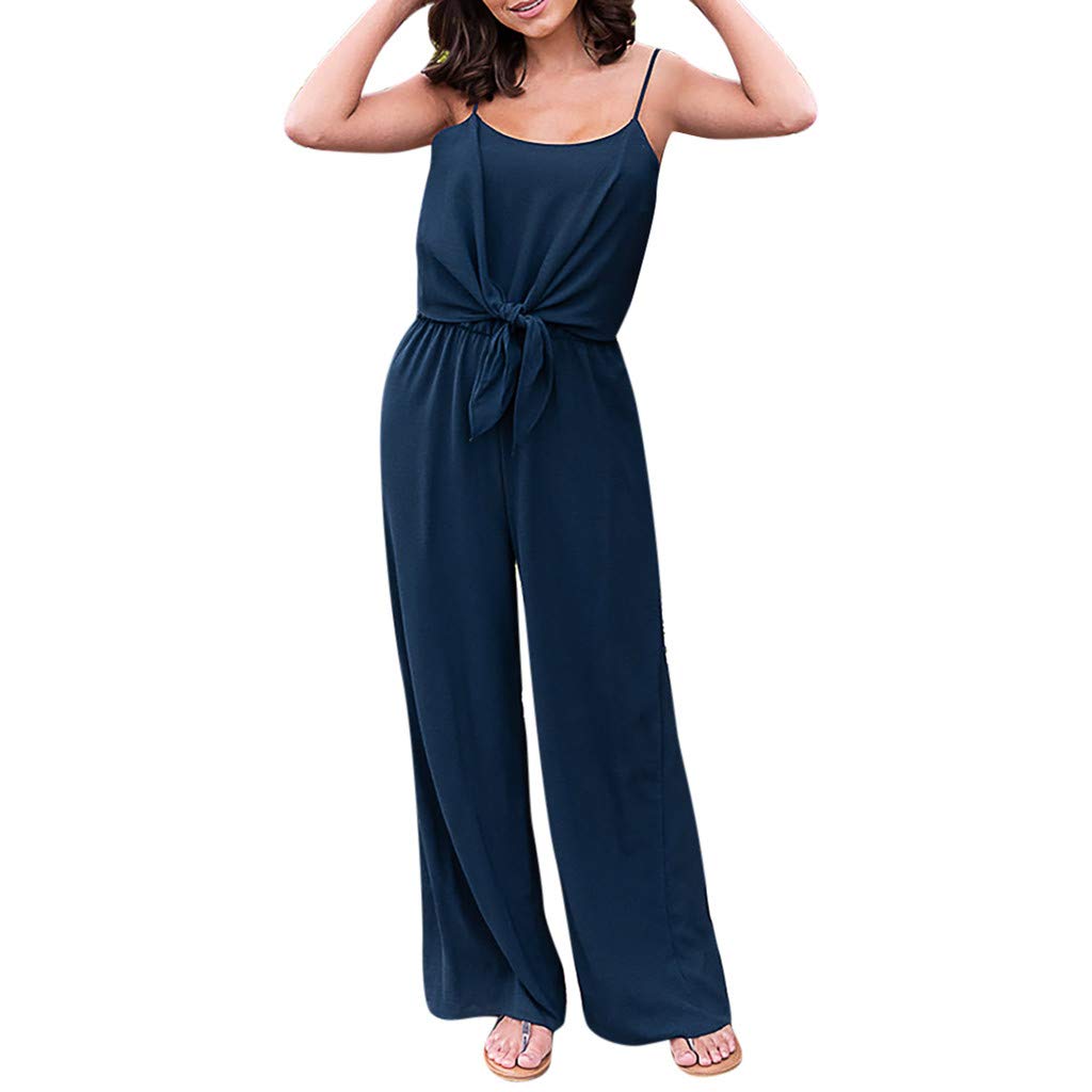 Jumpsuit Damen Sommer Lang Elegant Sexy Party Bandeau One Piece Enger