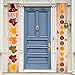 Mosoan Friendsgiving Thanksgiving Decorations Banner Feast Party Supplies - Thanksgiving Porch Sign - Thanksgiving Decorations Outdoor Indoor - Give Thanksgiving Banner - Friendsgiving Banner Sign