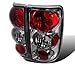 SPEC-D TUNING Smoke Lens Tail Lights Compatible with 1995-2004 Chevy Blazer, 1995-2001 GMC Jimmy, 1998-2000 GMC Envoy, 1996-2001 Oldsmobile Bravada, Left + Right Pair Assembly