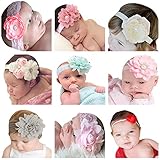 himipopo 9Packs Baby Headbands Girl's Hairbands for Newborn，Toddler and Childrens