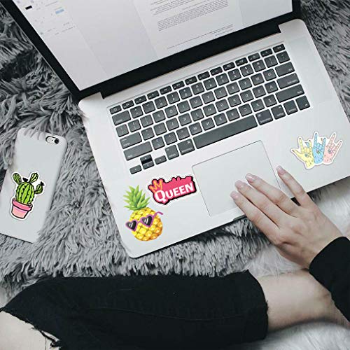 100 Pcs VSCO Stickers Fashion Cute Cool Waterproof Vsco Vinyl Stickers Decals for Hydro Flask, Water Bottle,Travel Durable Vinyl and Office Laptop - Suitable for Kids, Girls, Teens, Women - Thumbnail 4