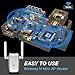 WiFi Router,Ameky Wireless Long Range Extender Repeater Amplifier Wireless-N Mini AP Access Point Dual Antenna 2.4GHz Network Dongle Signal WiFi Booster Complies IEEE802.11n/g/b with WPS