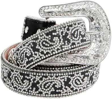 Von Dutch Zebra Print Belt with Rhinestone Oval Buckle - Black & White Zebra print belt | - Gem main image 2