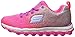 Skechers Kids Girls' Skech-Air Ultra-Glitterbeam Sneaker,Neon Pink/Purple,, 13 M US Little Kid