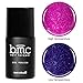 BMC Sultry Dark Shimmering Purple 2 in 1 Thermal Color Changing Gel Polish - Enchanted, Night Fall