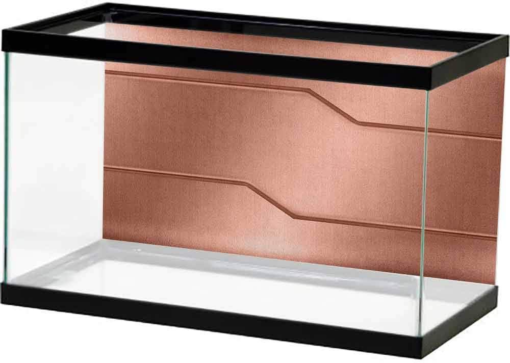 homecoco Aquarium Background Sticker Contemporary,Spirals Pattern in Warm Colors Artistic Swirling Lines with Psychedelic Effect, Multicolor Easy Paste