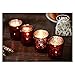 Votive Candle Holder-Set of 12 Wedding Centerpieces for Table, Mercury Glass Tealight Candle Holders Bulk for Birthday |Party |Home Decoration (Red-1)