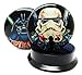 Star Wars Darth Vader & Storm Trooper Ear Plugs - Acrylic Screw-On - 10 Sizes - Brand NewPair