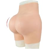 WQCMZO Crossdresser Silicone Realistic Vagina Panties, Fake Pussy Butt Padded Push Hiding Gaff Boxer Briefs for Transgender