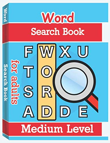 Word Search Books for Adults - Medium Level: Word Search Puzzle Books for Adults, Large Print Word Search, Vocabulary Builder, Word Puzzles for Adults by NisClaroo