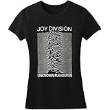 Joy Division Junior's Uknown Pleasures T-Shirt Black L