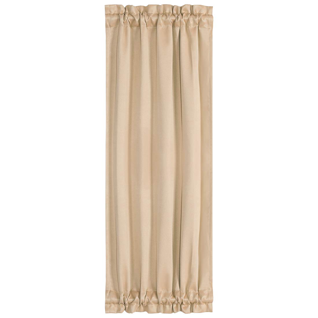 PiccoCasa Thermal Insulated French Door Curtain Side Panels - Blackout Curtains Drape 25x72 Inch Room Darkening for Glass Doors - 1 Panel, Khaki — image 1