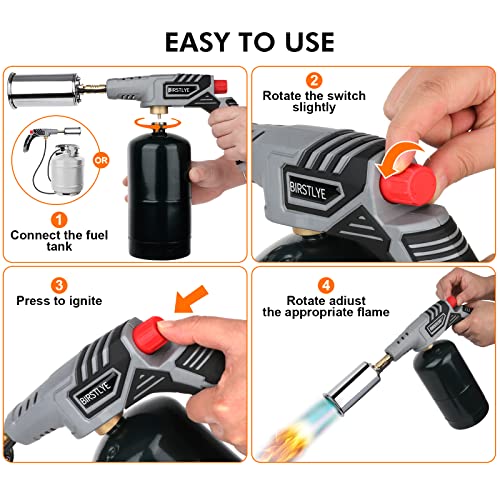 POWERFUL Grill & Cooking Torch,Sous Vide,Propane Kitchen Torch Culinary