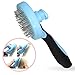 MangGou Pets Grooming Brush, Dogs Slicker Brush Gently Cleaning Pin for Removes Mats, Tangles, Loose Hair with Grooming Long and Short Hair for Dog and Cat