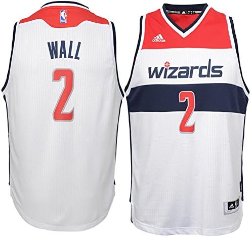 John Wall #2 Washington Wizards White NBA Swingman Jersey Youth (Small 8)