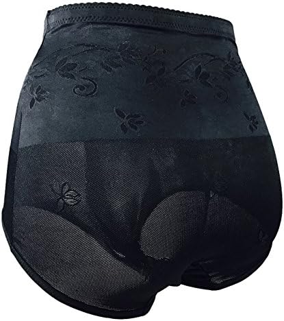 Orilife Women's Postnatal Hi-waist Hip Brief Jacquard Tummy Control Body Shaper, Black, L